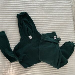 Stars Above Green Pants & Hoodie Set